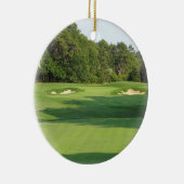 ゴルフコースのオーナメント セラミックオーナメント (右)