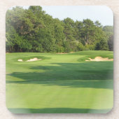 ゴルフコースのコルクのコースター コースター (正面)