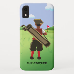 ゴルフコースのパーソナライズなゴルファー iPhone XRケース