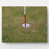 ゴルフコースのホール フォトプラーク (正面)