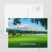 ゴルフコースの夏 ポストカード (正面/裏面)