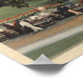 ゴルフコースの景色 ポスター (角)