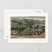 ゴルフコースの景色 ポストカード (正面/裏面)