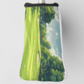 ゴルフコースの画像 ゴルフヘッドカバー (回転90)