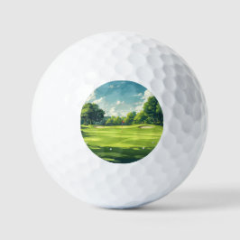 ゴルフコースの画像 ゴルフボール