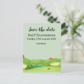 ゴルフコースの背景 ポストカード (スタンド正面)