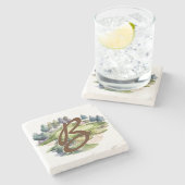 ゴルフコースアートモノグラム ストーンコースター (横)