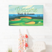 ゴルフコースウェルカム結婚ズ 横断幕 (インサイチュ)