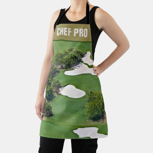 ゴルフコースカスタマイズ全プリントシェフのエプロン エプロン (インサイチュ)