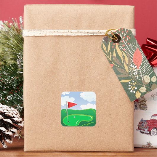 ゴルフコースグリーンシール スクエアシール