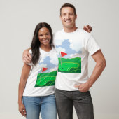 ゴルフコースグリーンメンズTシャツ Tシャツ (ユニセックス)