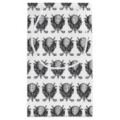 ゴルフコースゴルファーのギフトクラブTボールペンアンドインク スモールペーパーバッグ (裏面)