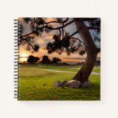 ゴルフコースサンセット ノートブック (正面)