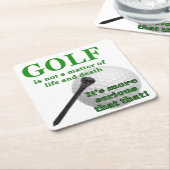 ゴルフコースター スクエアペーパーコースター (アングル)