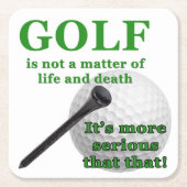 ゴルフコースター スクエアペーパーコースター (正面)