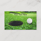 ゴルフコーステーマ名刺デザイン 名刺 (正面)