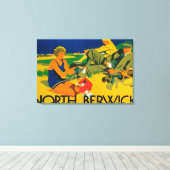 ゴルフコースト宣伝ポスター キャンバスプリント (インサイチュ (ウッドフロア))