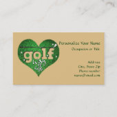 ゴルフコースハート&ゴルフクラブの生き方 名刺 (正面)