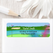 ゴルフコースバンカージェンダーリビール差出人住所 ラベル (インサイチュ)