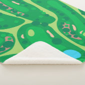 ゴルフコースパーゴルフ場グリーン シェルパブランケット (3/4)