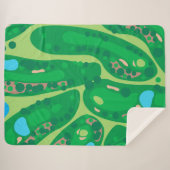 ゴルフコースパーゴルフ場グリーン シェルパブランケット (正面(横))