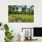 ゴルフコースフロリダポスター ポスター (ホームオフィス)