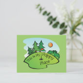 ゴルフコースホールハッピープレイス ポストカード (スタンド正面)