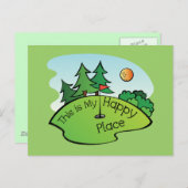 ゴルフコースホールハッピープレイス ポストカード (正面/裏面)