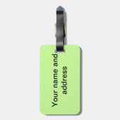 ゴルフコースホールハッピープレイス ラゲッジタグ (裏面縦)