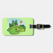 ゴルフコースホールハッピープレイス ラゲッジタグ (正面横)