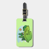 ゴルフコースホールハッピープレイス ラゲッジタグ (正面縦)