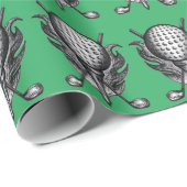 ゴルフコースボールティーカントリークラブゴルファースポーツ ラッピングペーパー (ロールコーナー)