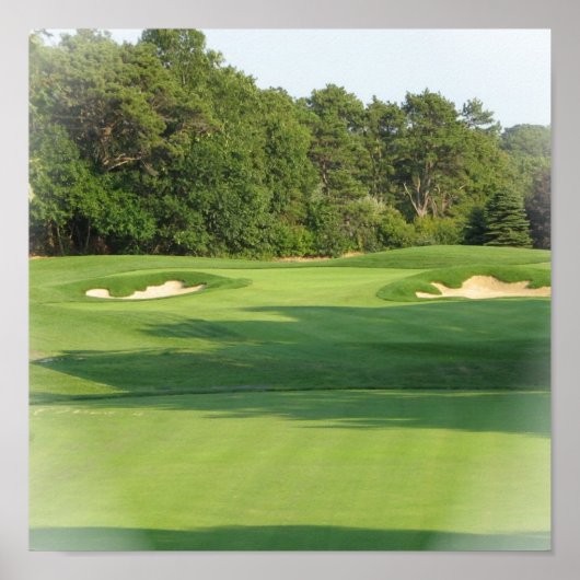 ゴルフコースポスタープリント ポスター (正面)