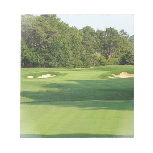 ゴルフコースメモ帳 ノートパッド (正面)