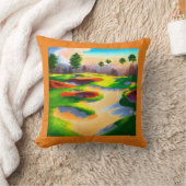 ゴルフコースユートピア クッション (ブランケット)