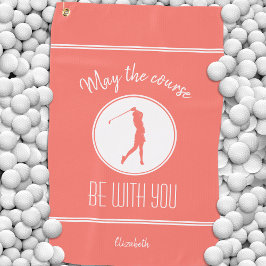 ゴルフコースレディーゴルファーMonogram Proコーモダンラル ゴルフタオル