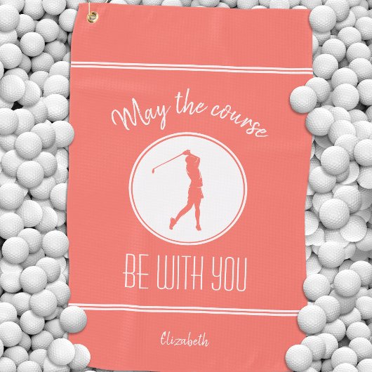 ゴルフコースレディーゴルファーMonogram Proコーモダンラル ゴルフタオル