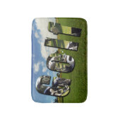 ゴルフコースロゴ、メモリーフォーム浴用マット バスマット (正面縦)