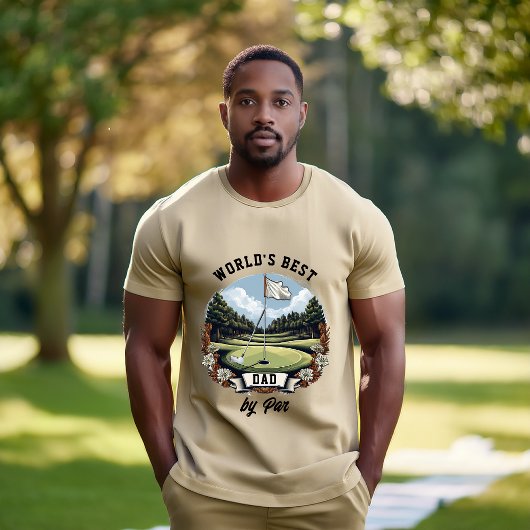 ゴルフコースワールドズ最高のパパバイパー トライブレンドＴシャツ