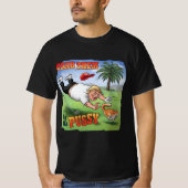ゴルフコース上のトランプ Tシャツ (正面)