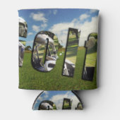 ゴルフコース及びロゴ、スチュビー缶ホクールルダー 缶クーラー (正面)