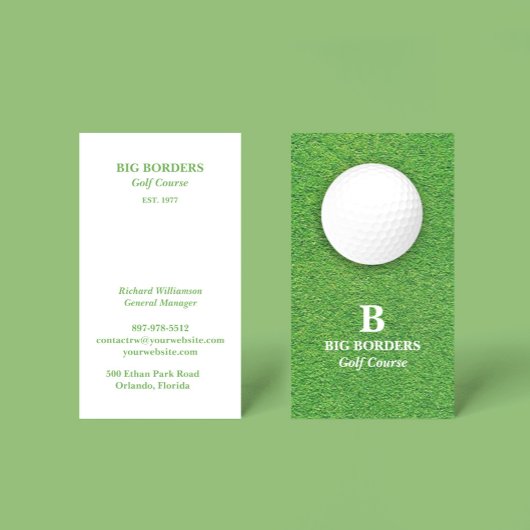 ゴルフコース名刺 名刺