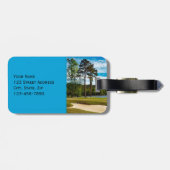 ゴルフコース旅行荷物タグ ラゲッジタグ (裏面横)