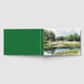 ゴルフコース水彩画 ゲストブック (全面)