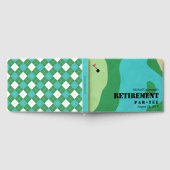 ゴルフコース退職パーティー ゲストブック (全面)