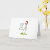 ゴルフコース カード (黄色い花)