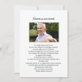 ゴルフコース ゴルフ ライフのお祝い フォト 招待状 (裏面)