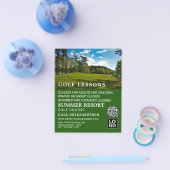 ゴルフコース、ゴーイフレッ広告スンフライヤー チラシ (シングル)