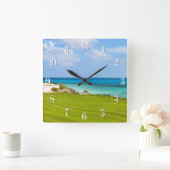 ゴルフコース スクエア壁時計 (ホーム)