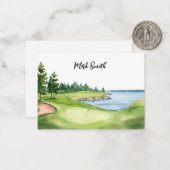 ゴルフコース ノートカード (正面/裏面インサイチュ)